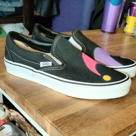 NWOB Vans Custom sz 8 slip on sneakers black - Picture 9 of 9